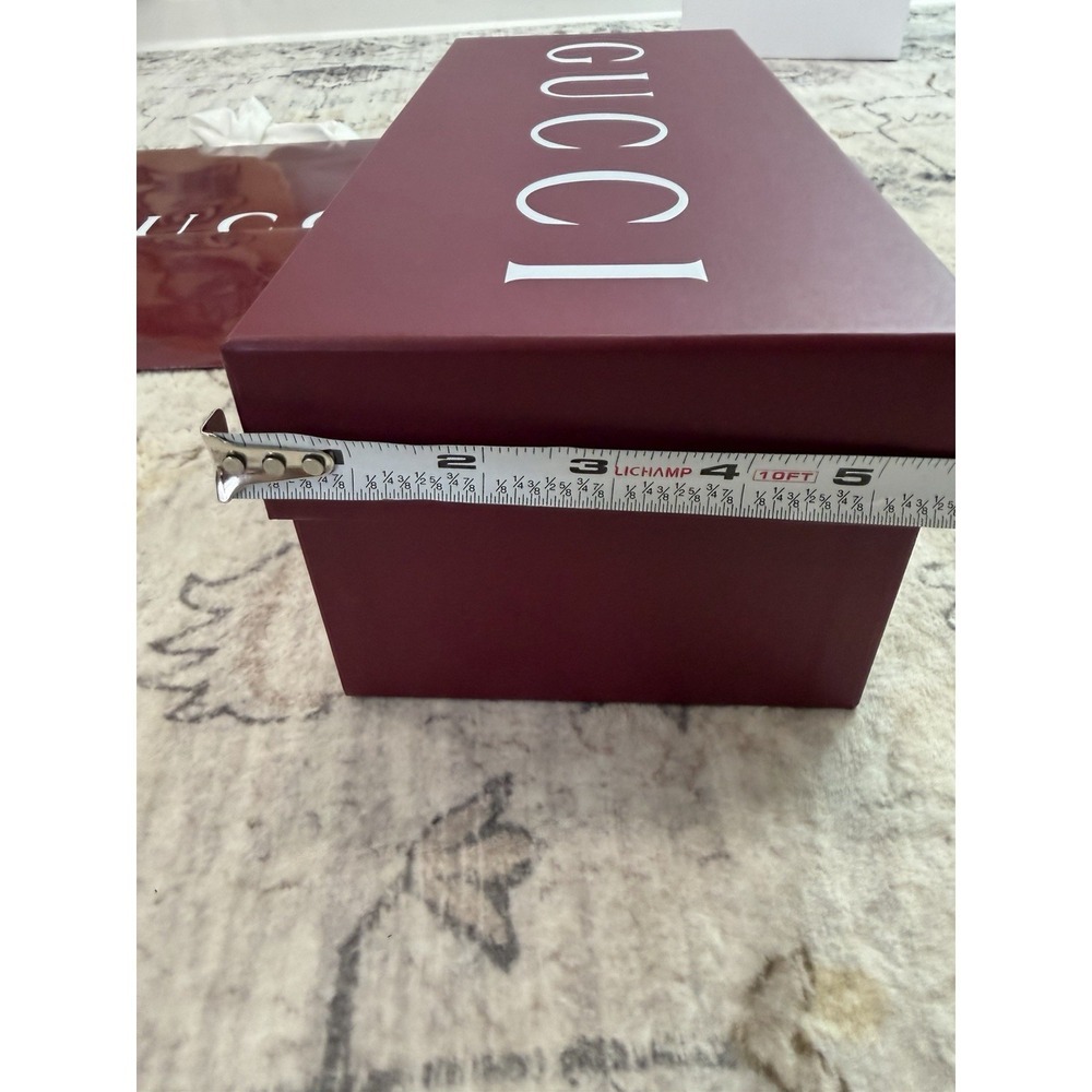 Gucci Luxury Shopping Gift Bag Set Box Ribbon Dust Bag Packaging Authentic - Picture 7 of 8